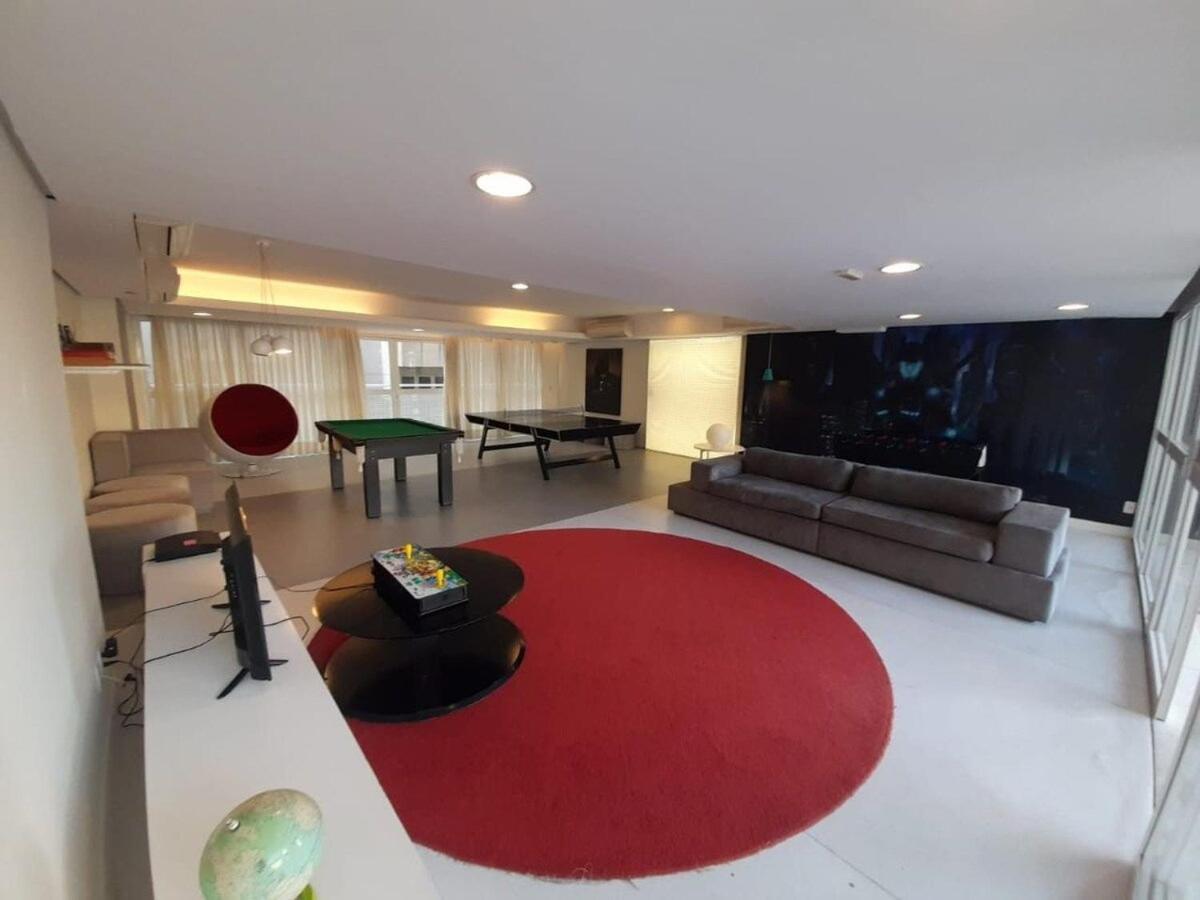 Lazer Completo Com Piscina E Sauna No Gonzaga Santos  Exterior foto
