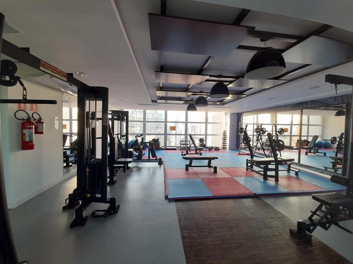 Lazer Completo Com Piscina E Sauna No Gonzaga Santos  Exterior foto