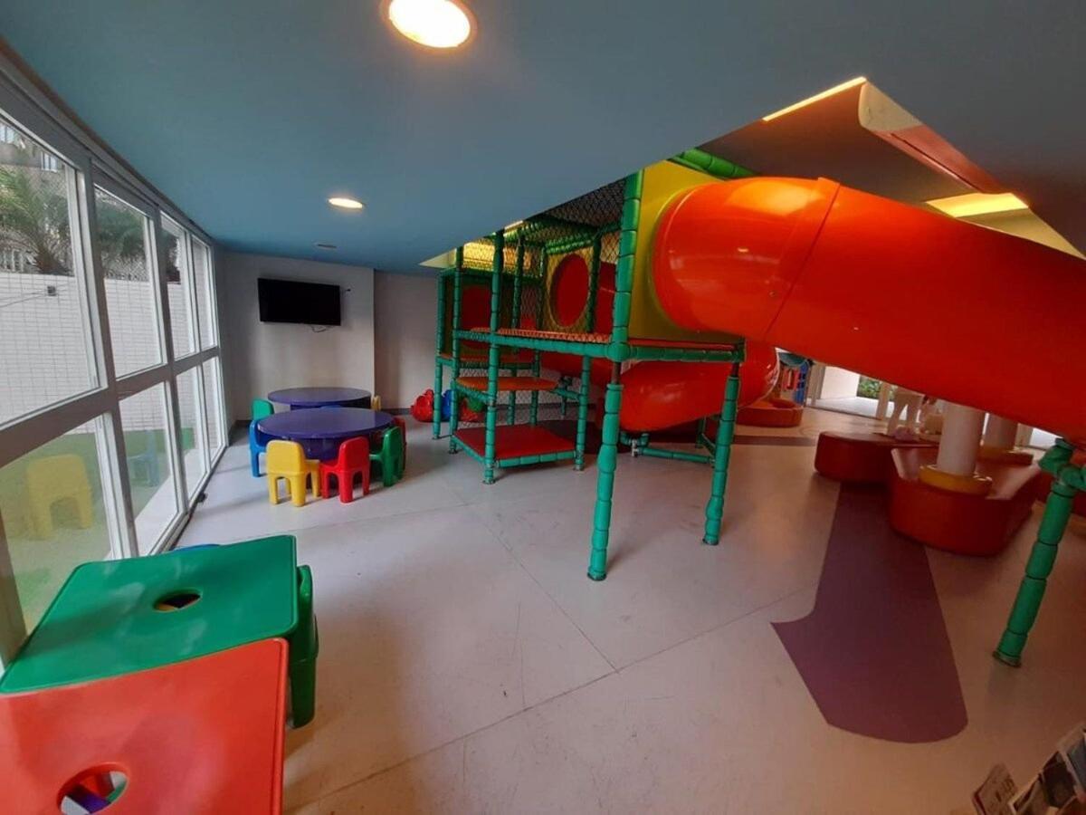 Lazer Completo Com Piscina E Sauna No Gonzaga Santos  Exterior foto