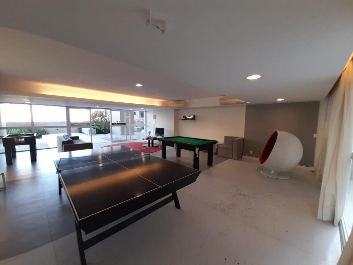 Lazer Completo Com Piscina E Sauna No Gonzaga Santos  Exterior foto