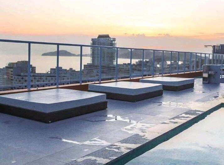 Lazer Completo Com Piscina E Sauna No Gonzaga Santos  Exterior foto
